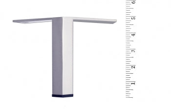 Metal Furniture Leg LR5129 Brushed Nickel